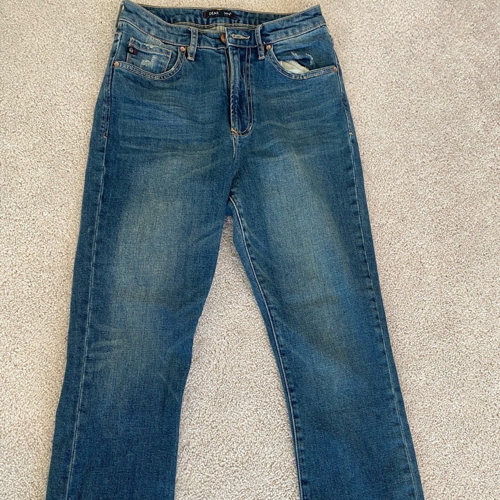 DEAR JOHN Straight leg high waisted jeans